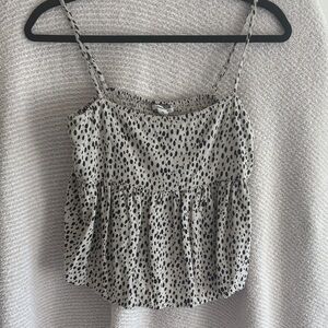 O’Neill Leopard Print Spaghetti Strap Top